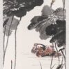 Tranh Đàn Vịt Và Hoa Sen 1009 - File gốc JPG Tranh Thủy Mặc