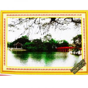 Tranh thêu Hồ Gươm – 222066
