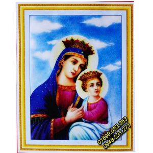Tranh thêu Đức Mẹ và Chúa Jesus – A693