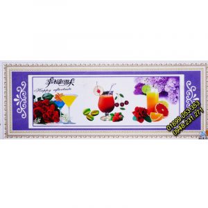 Tranh thêu Tĩnh vật – Ly hoa quả – YL30394