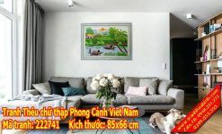 Tranh thêu chữ thập Phong Cảnh Việt Nam 222741