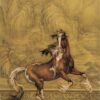 File tranh Mã Đáo Thành Công 477 - File gốc tranh Ngựa Thủy Mặc