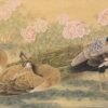 File tranh Chim Công Hoa Mẫu Đơn 492 - File gốc Tranh Thủy Mặc