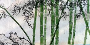 File tranh Cây Trúc Trong Rừng 716 – File gốc JPG Tranh Phong Cảnh