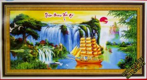 Tranh thêu Thuận buồm xuôi gió -88844