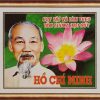 Tranh thêu Chữ thập Học tập đạo đức Hồ Chí Minh 88930