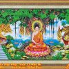 Tranh thêu chữ thập Phật Bồ Đề A1191 - Phật Thích Ca Mâu Ni
