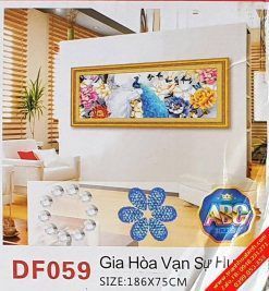 Tranh gắn đá Gia Hòa Vạn Sự Hưng DF059