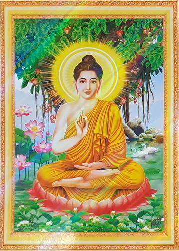 Tranh thêu chữ thập Phật Bồ Đề LV3494 - Phật Thích Ca Mâu Ni