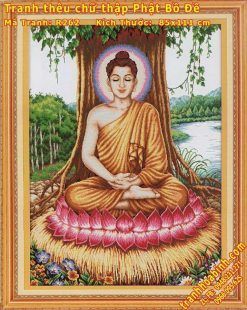 Tranh thêu chữ thập Phật Bồ Đề R262 - Phật Thích Ca Mâu Ni
