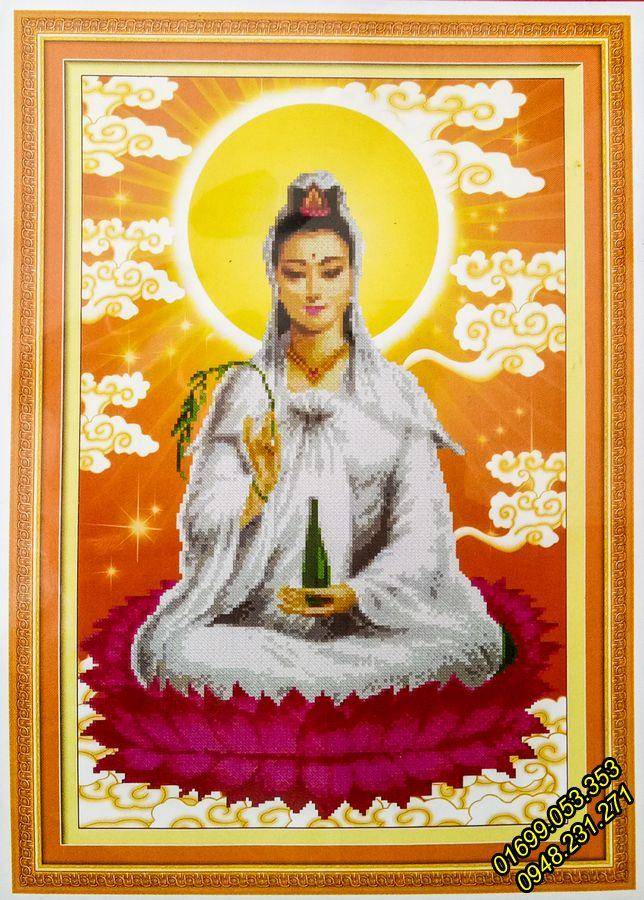 Tranh thêu Phật Bà quan âm - A1056