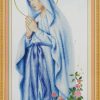 Tranh thêu chữ thập Đức Mẹ Maria A802