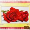 Tranh thêu Hoa hồng đỏ - F126